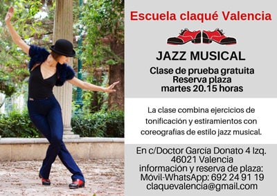 Clases de jazz musical en Valencia