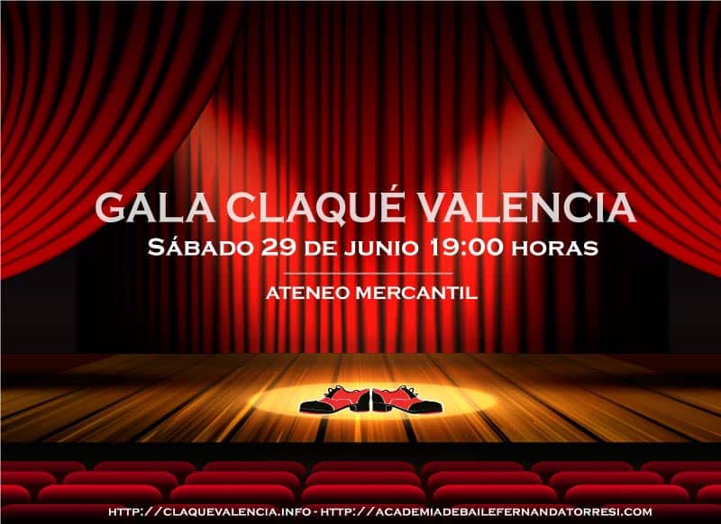¡Ven a la Muestra Fin de Curso Claqué Valencia 2019!