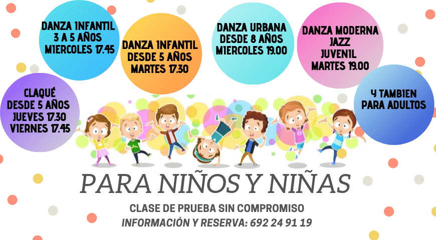 Nuevos cursos de baile para niños en Valencia